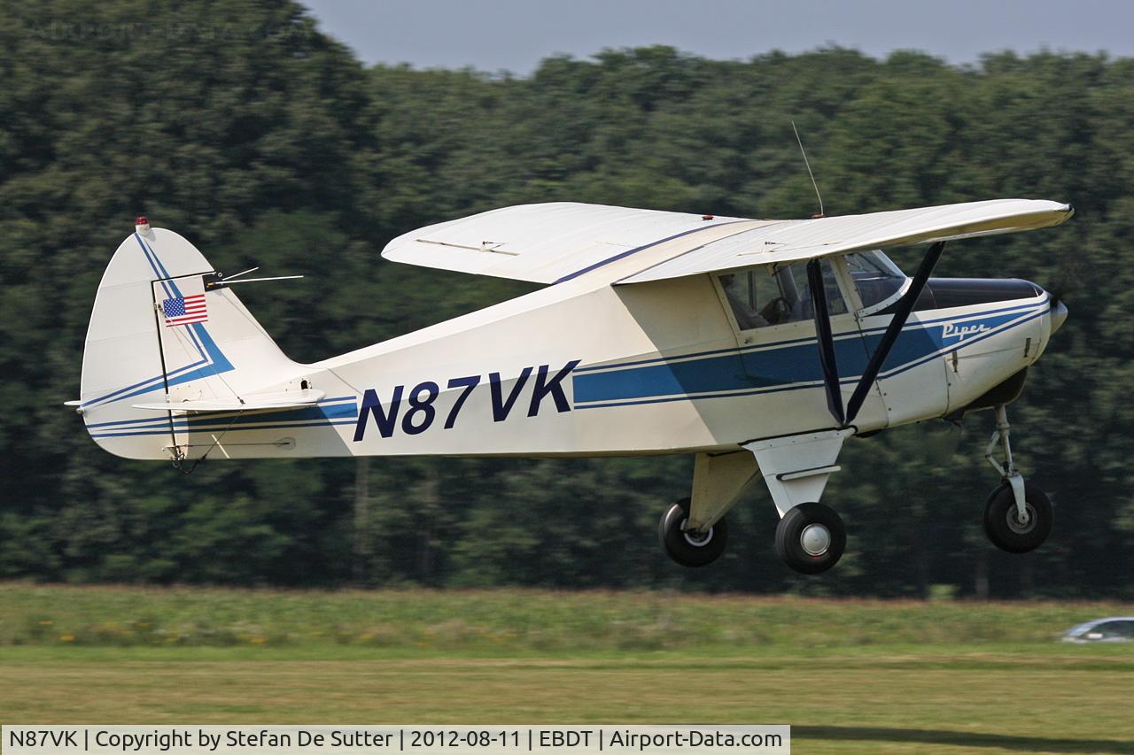 N87VK, 1960 Piper PA-22-108 Colt Colt C/N 22-8879, Schaffen Fly In 2012.