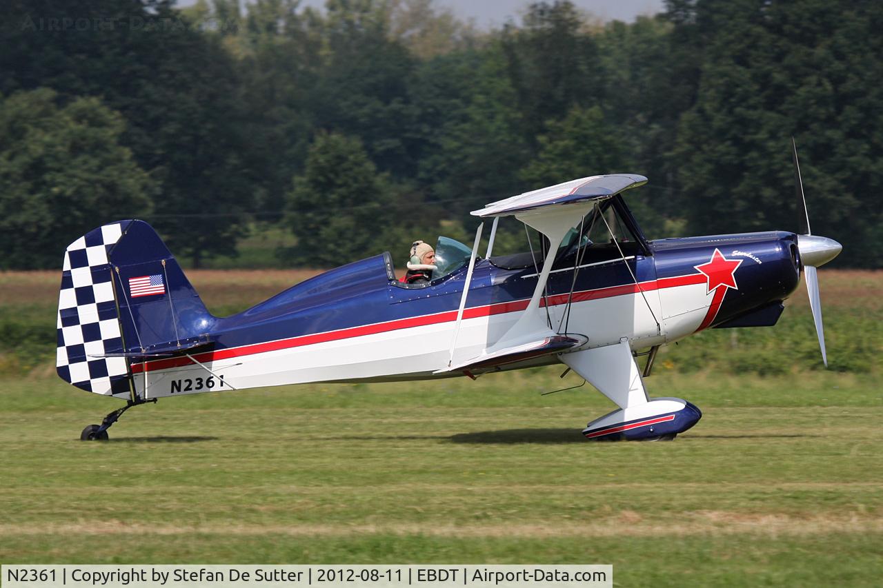 N2361, 1971 Stolp SA-300 Starduster Too C/N MRD, Schaffen Fly In 2012.