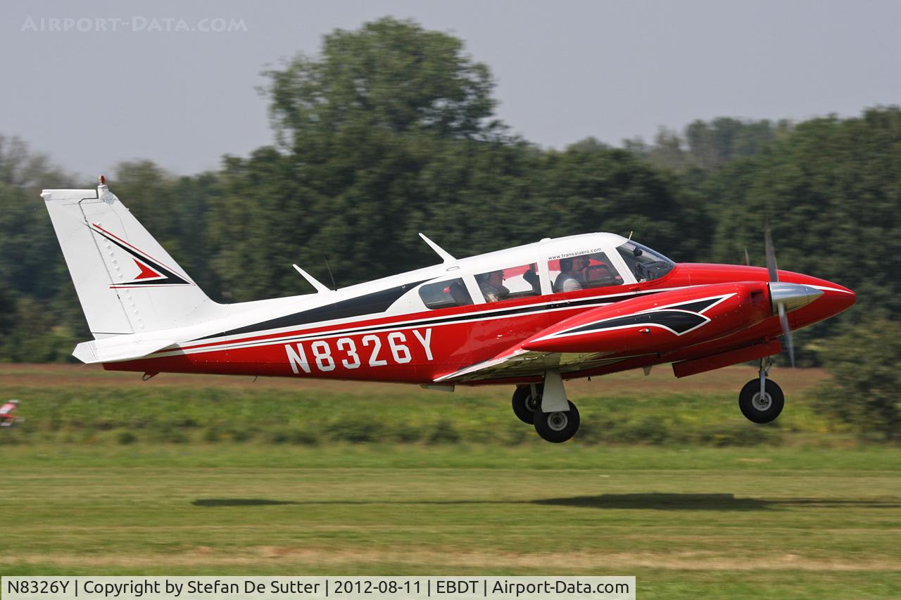 N8326Y, 1967 Piper PA-30 Twin Comanche Twin Comanche C/N 30-1468, Schaffen Fly In 2012.