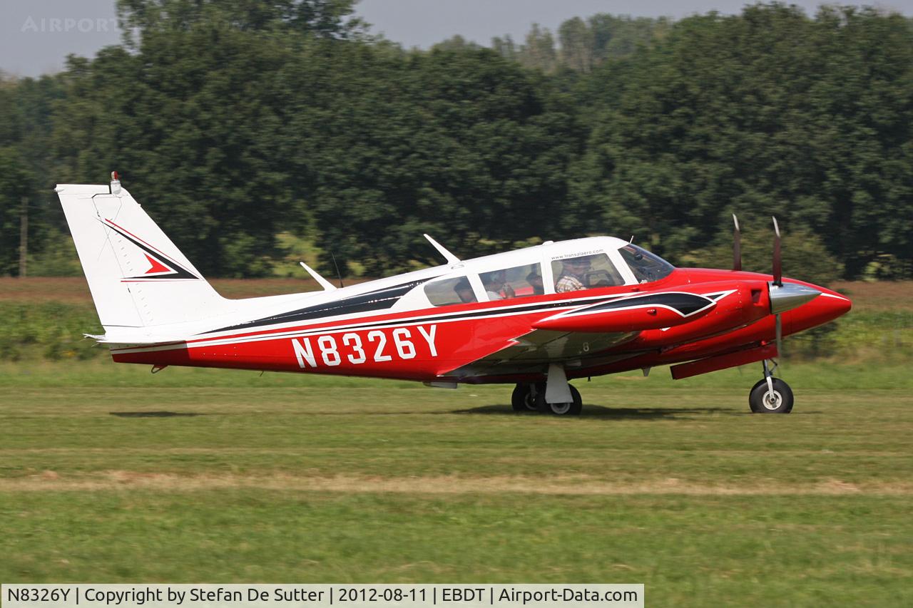 N8326Y, 1967 Piper PA-30 Twin Comanche Twin Comanche C/N 30-1468, Schaffen Fly In 2012.