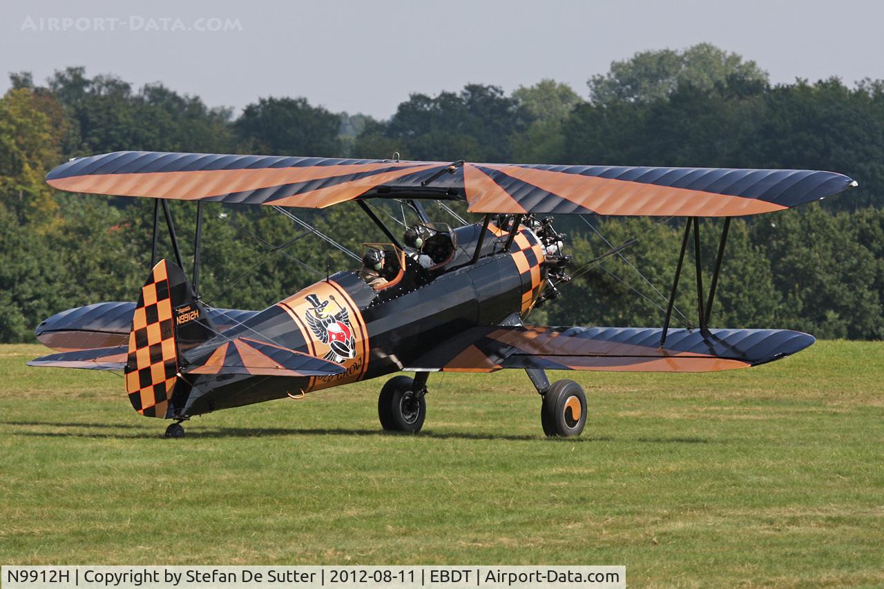 N9912H, 1943 Boeing N2S-3 Kaydet (B75N1) C/N 75-7213, Schaffen Fly In 2012.