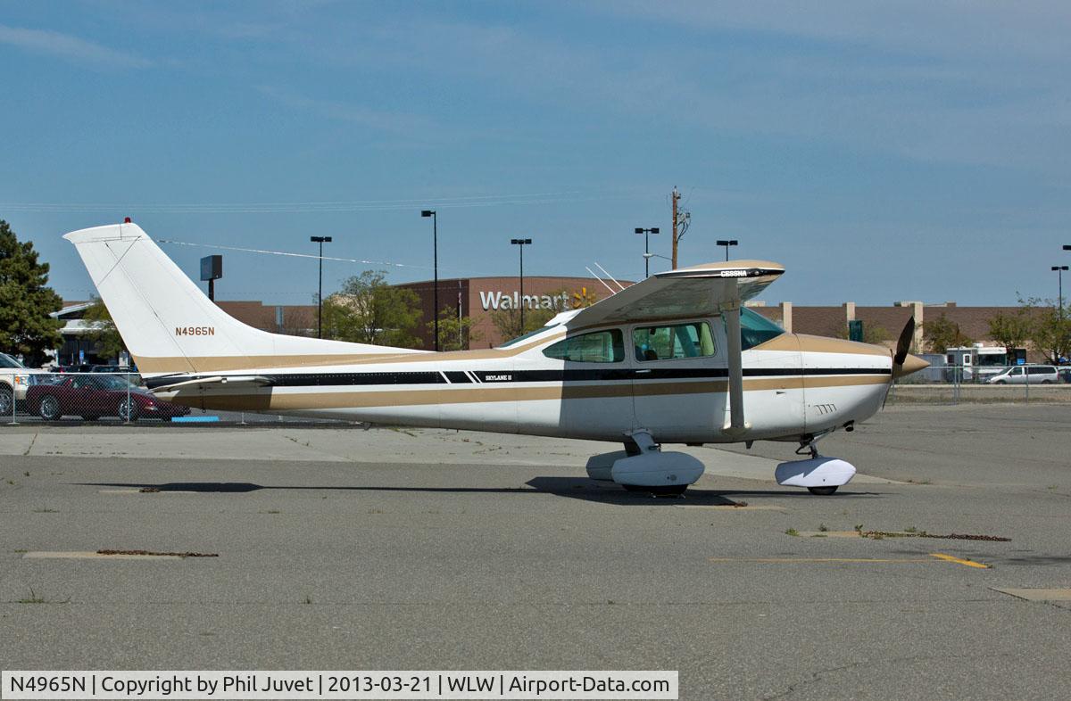 N4965N, 1979 Cessna 182Q Skylane C/N 18267487, Landed at Willows airport.