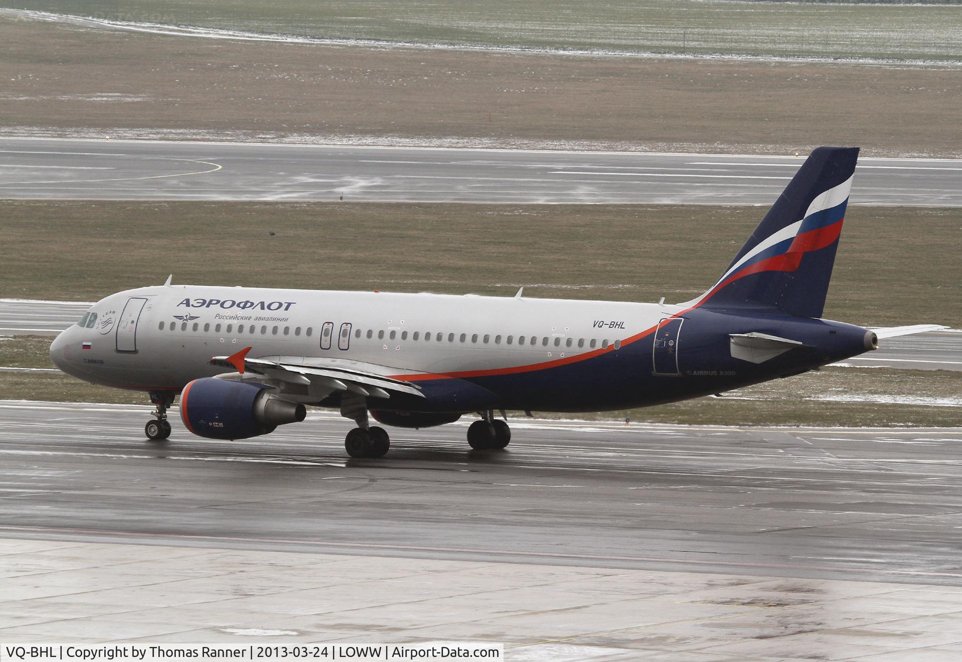 VQ-BHL, 2010 Airbus A320-214 C/N 4453, aeroflot Airbus A320