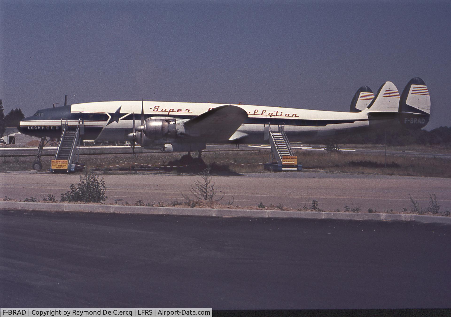 F-BRAD, 1953 Lockheed L-1049G Super Constellation C/N 4519, Summer 1976