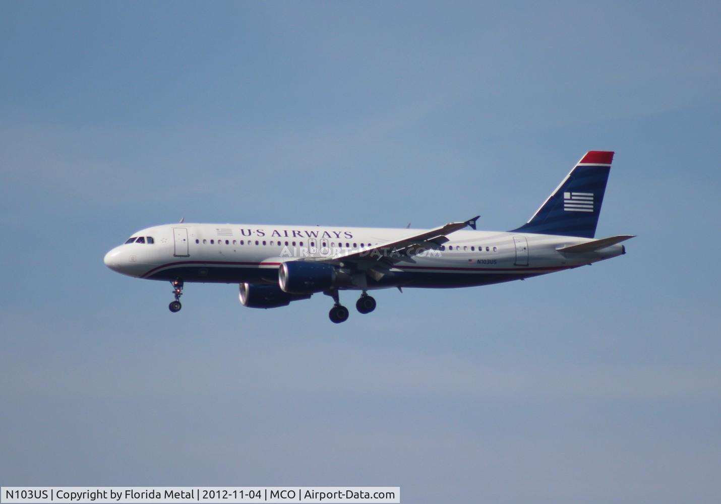 N103US, 1999 Airbus A320-214 C/N 0861, US Airways A320