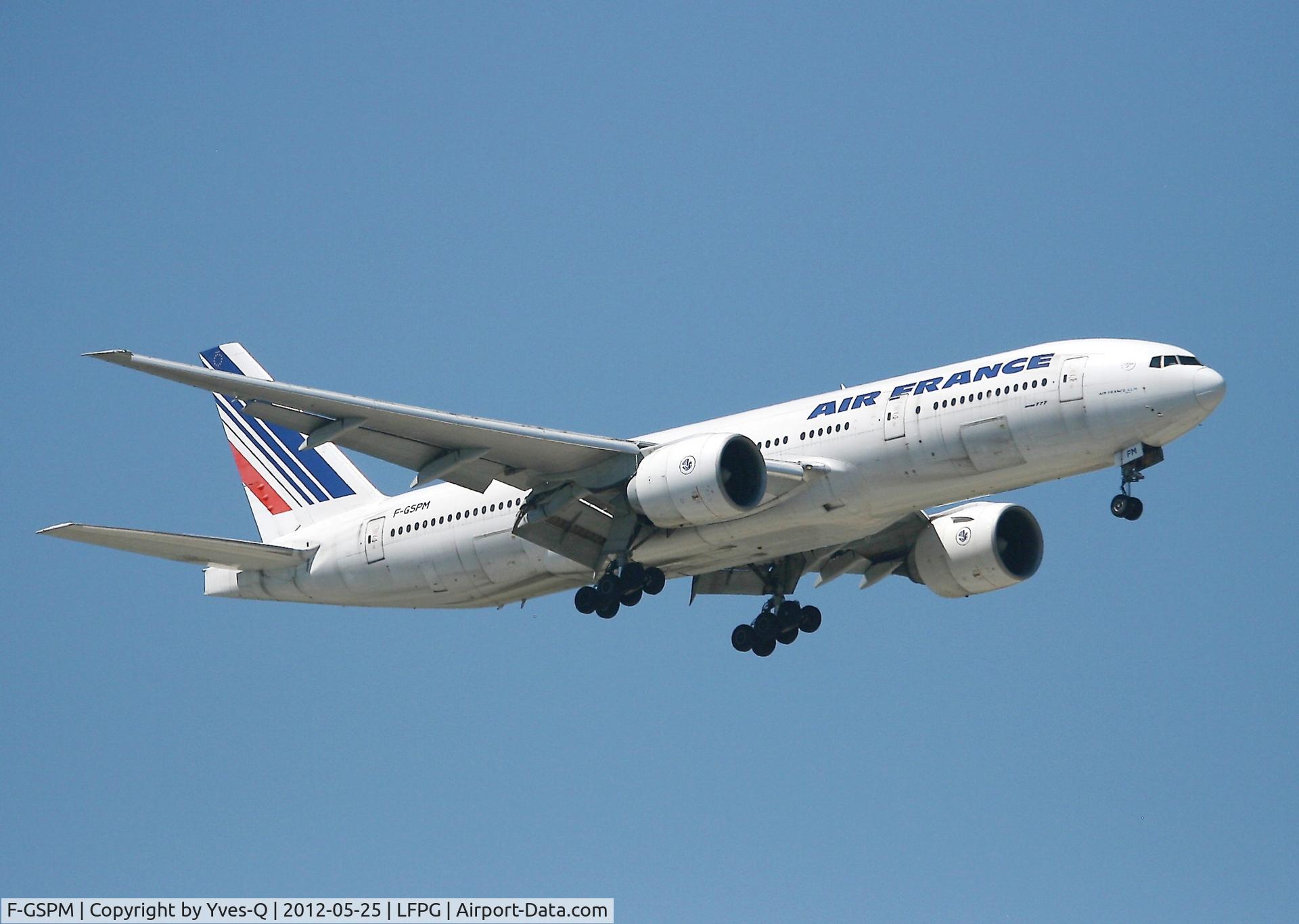 F-GSPM, 2000 Boeing 777-228/ER C/N 30456, Boing 777-228ER,Air France, Roissy Charles De Gaulle Airport (LFPG - CDG)