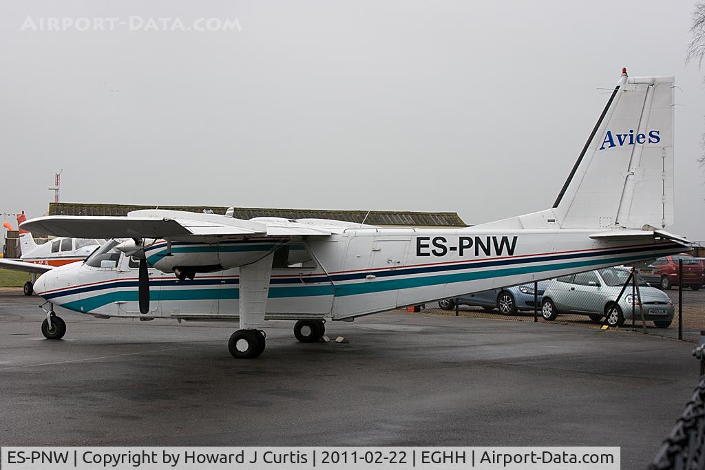 ES-PNW, 1984 Britten-Norman BN-2T-4R MSSA C/N 2139, Avies.