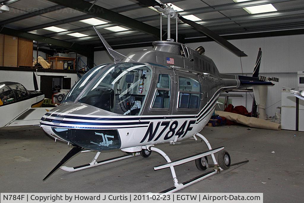 N784F, Bell 206B JetRanger C/N 2508, A resident here.