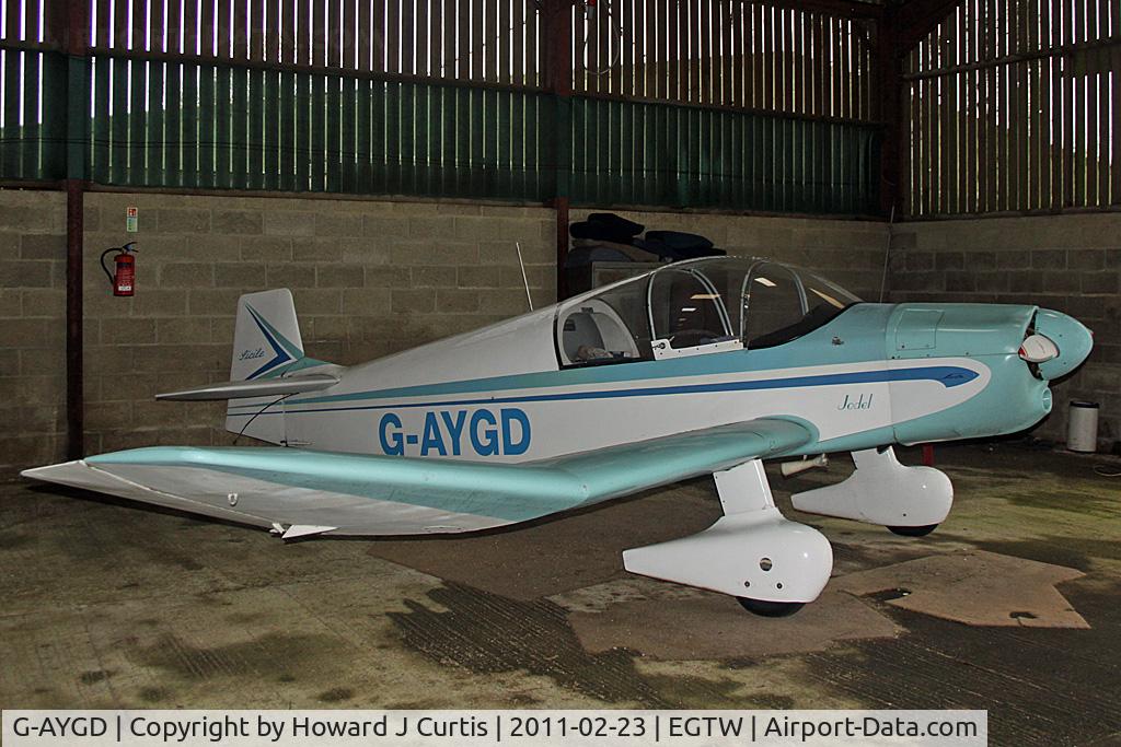 G-AYGD, 1963 CEA Jodel DR1050 Sicile C/N 515, Privately owned.