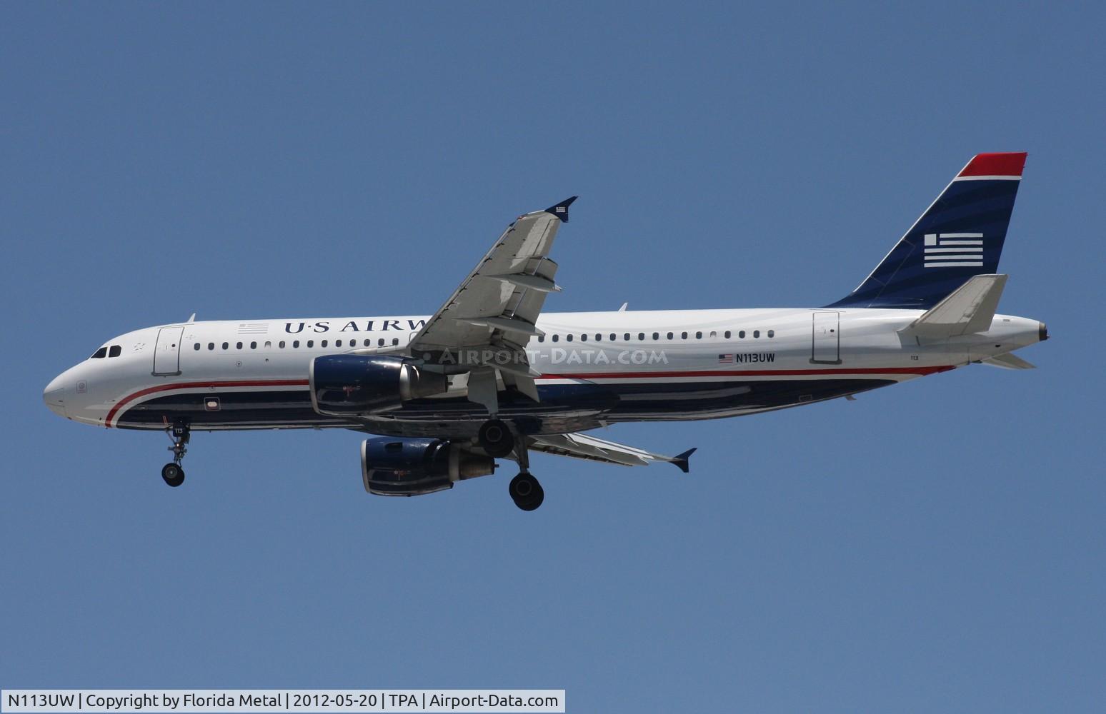 N113UW, 1999 Airbus A320-214 C/N 1141, USAirways A320