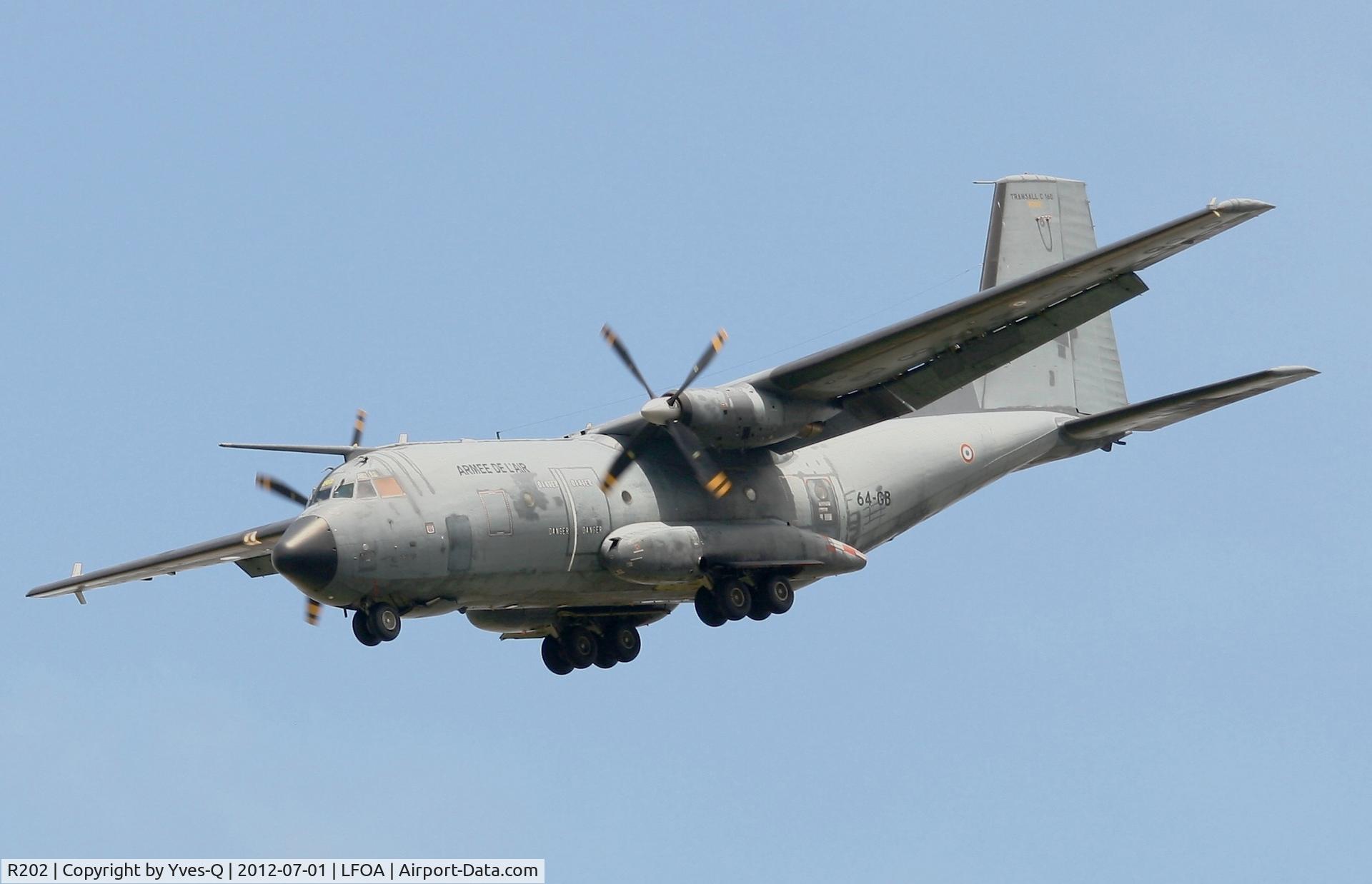 R202, Transall C-160R C/N 202, French Air Force Transall C-160R, Avord Air Base 702 (LFOA)
