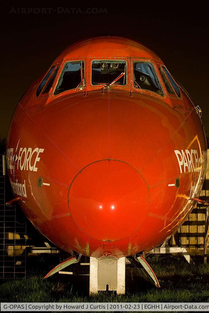 G-OPAS, 1958 Vickers Viscount 806 C/N 263, Bournemouth Aviation Museum night photo shoot.