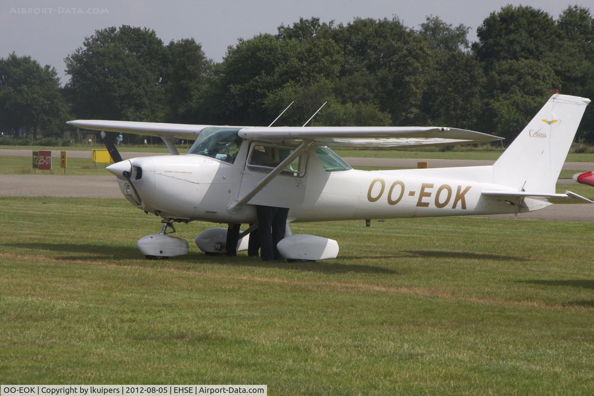 OO-EOK, 1976 Cessna 150M C/N 15077928, This Cessna was flown from Hoevenen near Antwerp to Seppe on a sunny August afternoon