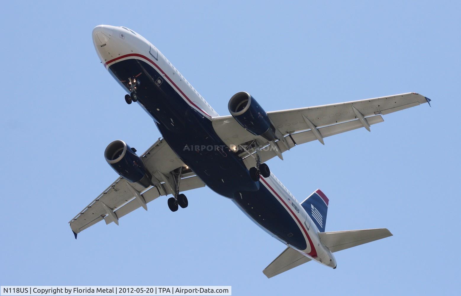 N118US, 2000 Airbus A320-214 C/N 1264, USAirways A320