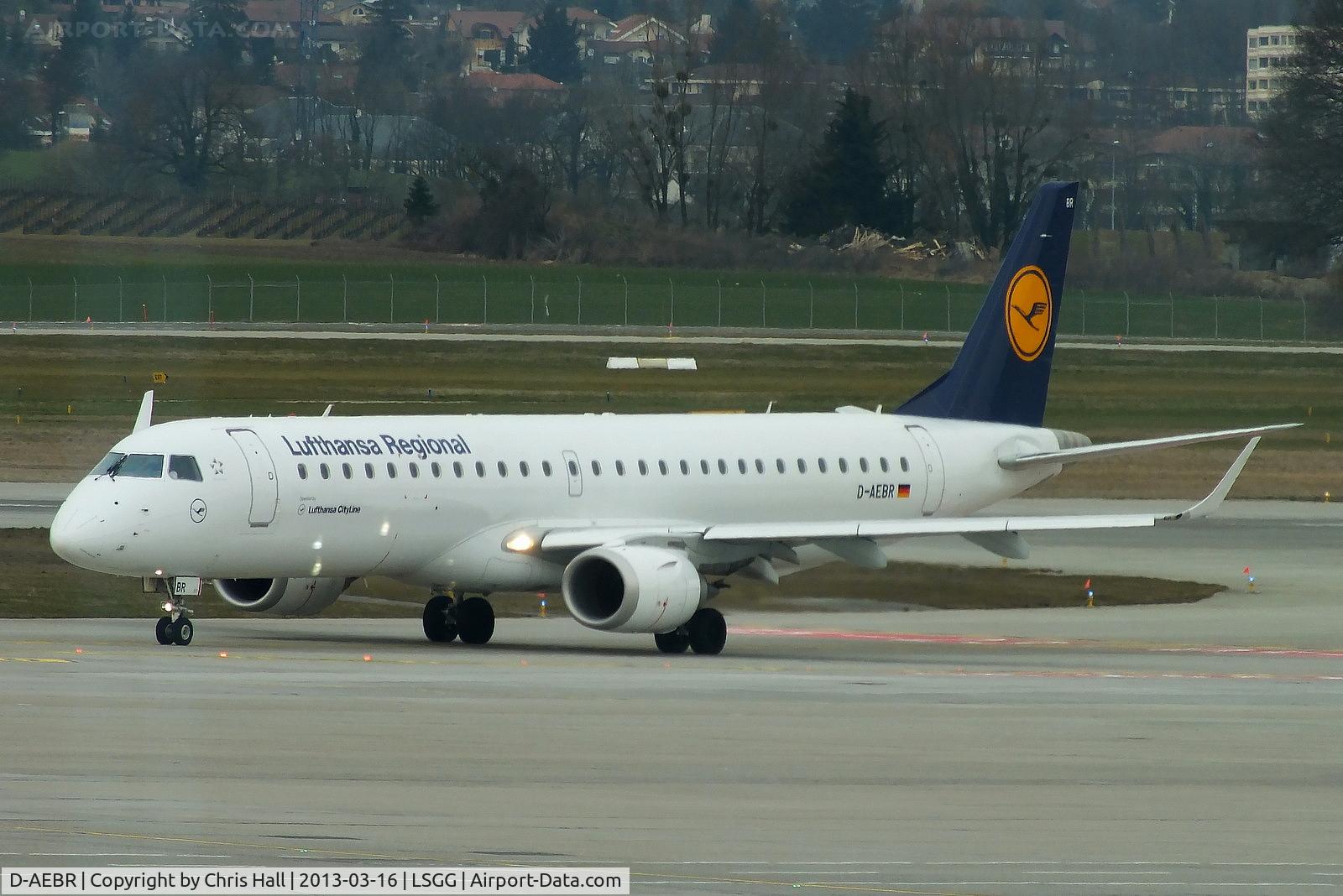 D-AEBR, 2012 Embraer 195LR  (ERJ-190-200LR) C/N 19000558, Lufthansa CityLine