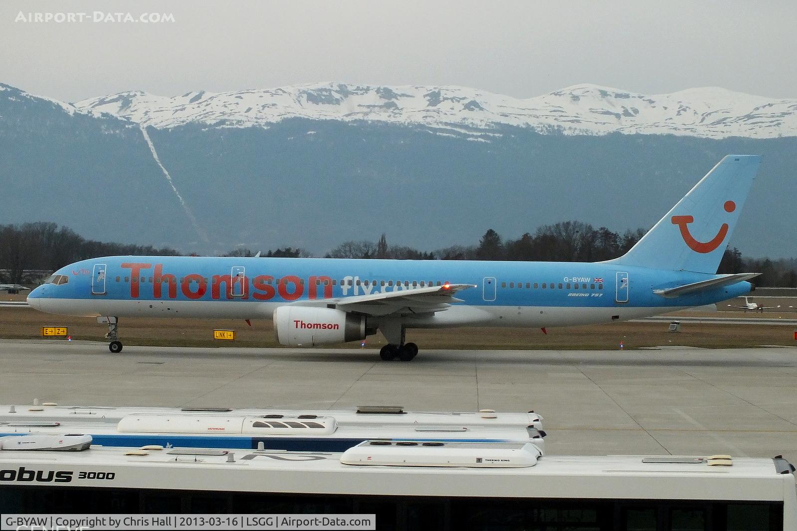 G-BYAW, 1995 Boeing 757-204 C/N 27234, Thomson