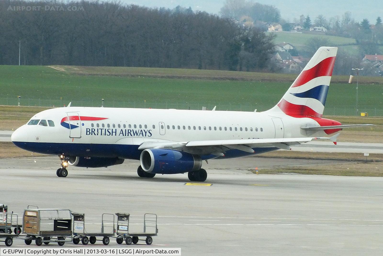 G-EUPW, 2001 Airbus A319-131 C/N 1440, British Airways