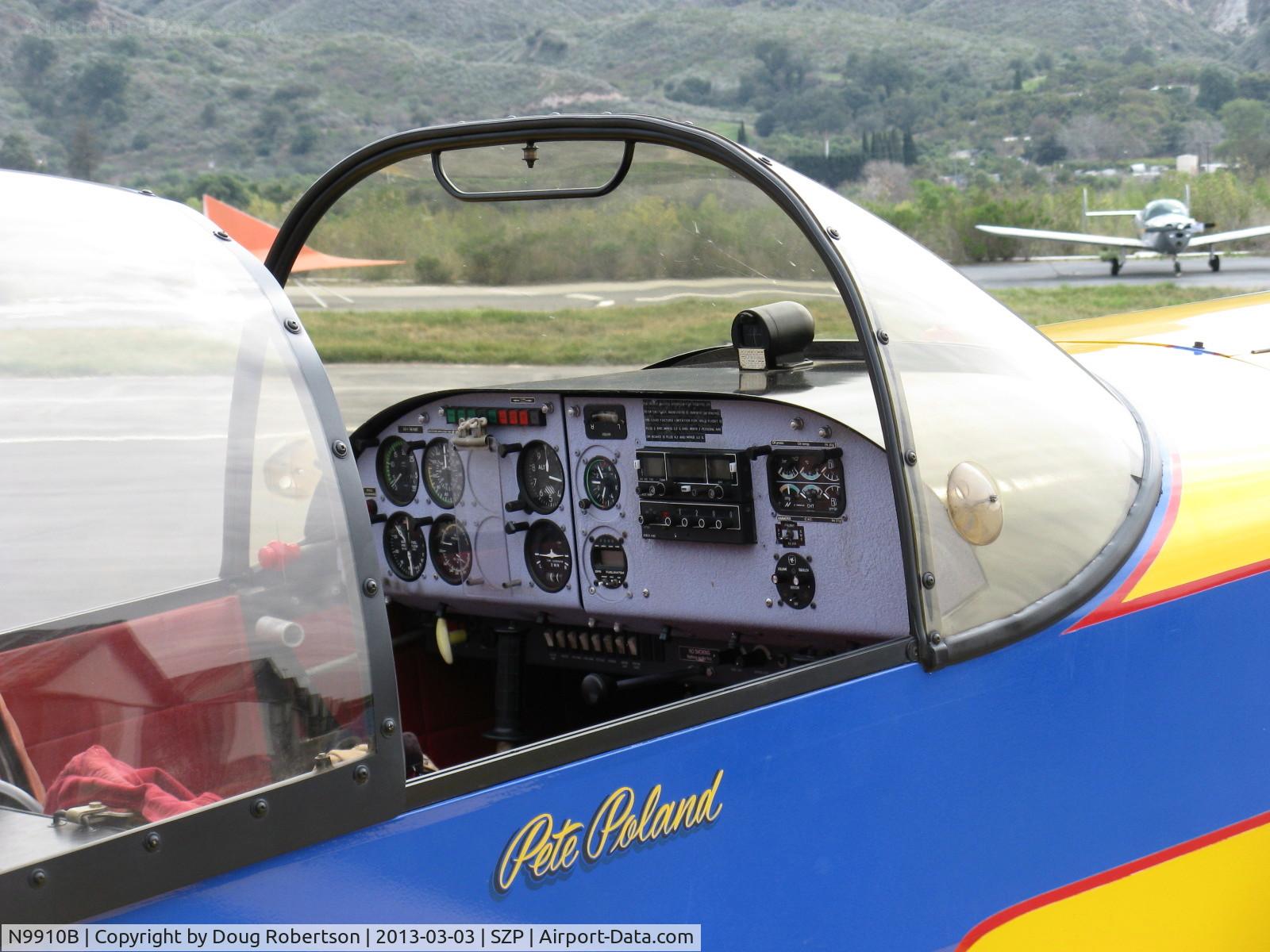 N9910B, Mudry CAP-10B C/N 267, 1993 Avions Mudry Et Cie CAP 10B 'Honey Bee', Lycoming AEIO-360-B 180 Hp inverted systems aerobatic, panel