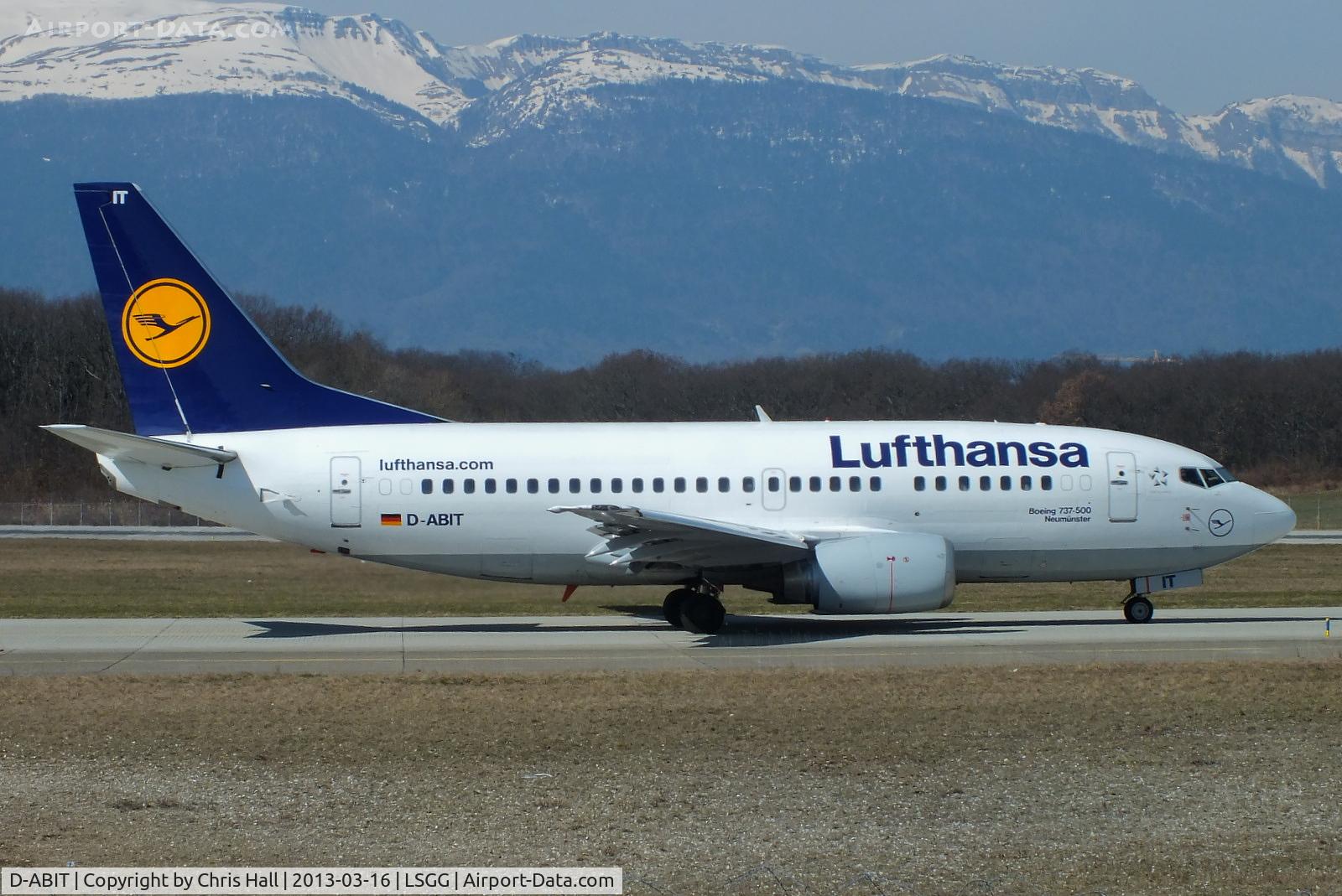 D-ABIT, 1991 Boeing 737-530 C/N 24943, Lufthansa
