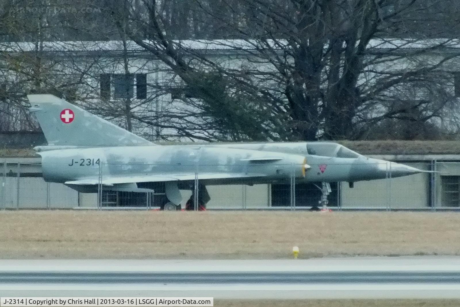 J-2314, Dassault Mirage IIIS C/N 17-26-111, ex Swiss Air Force Dassault Mirage IIIS preserved at Geneva