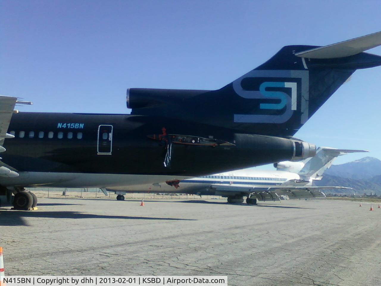 N415BN, 1973 Boeing 727-227 C/N 20613, N415BN tail
