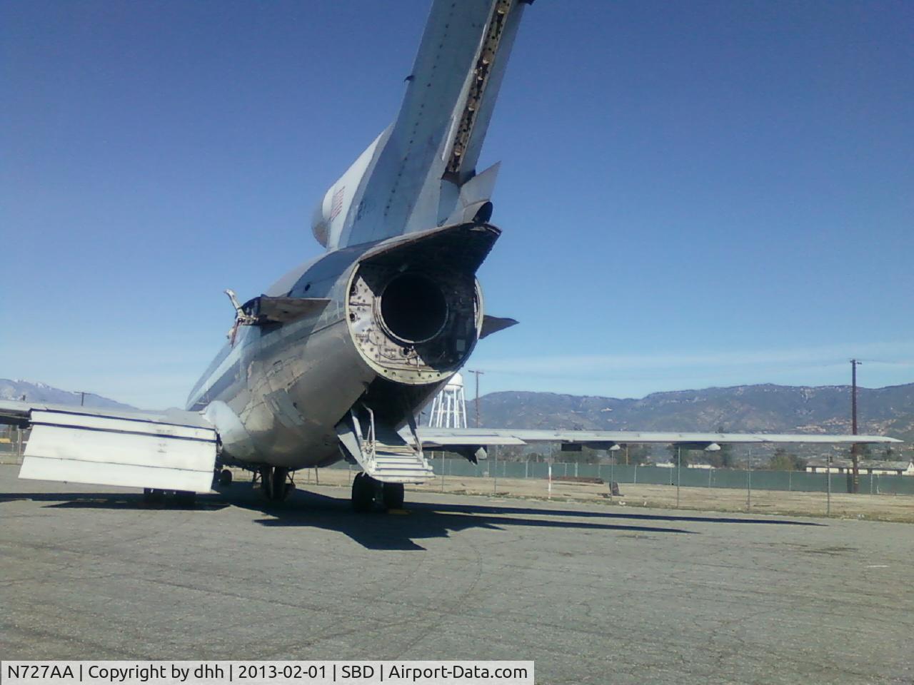 N727AA, 1973 Boeing 727-227 C/N 20734, n727aa rear