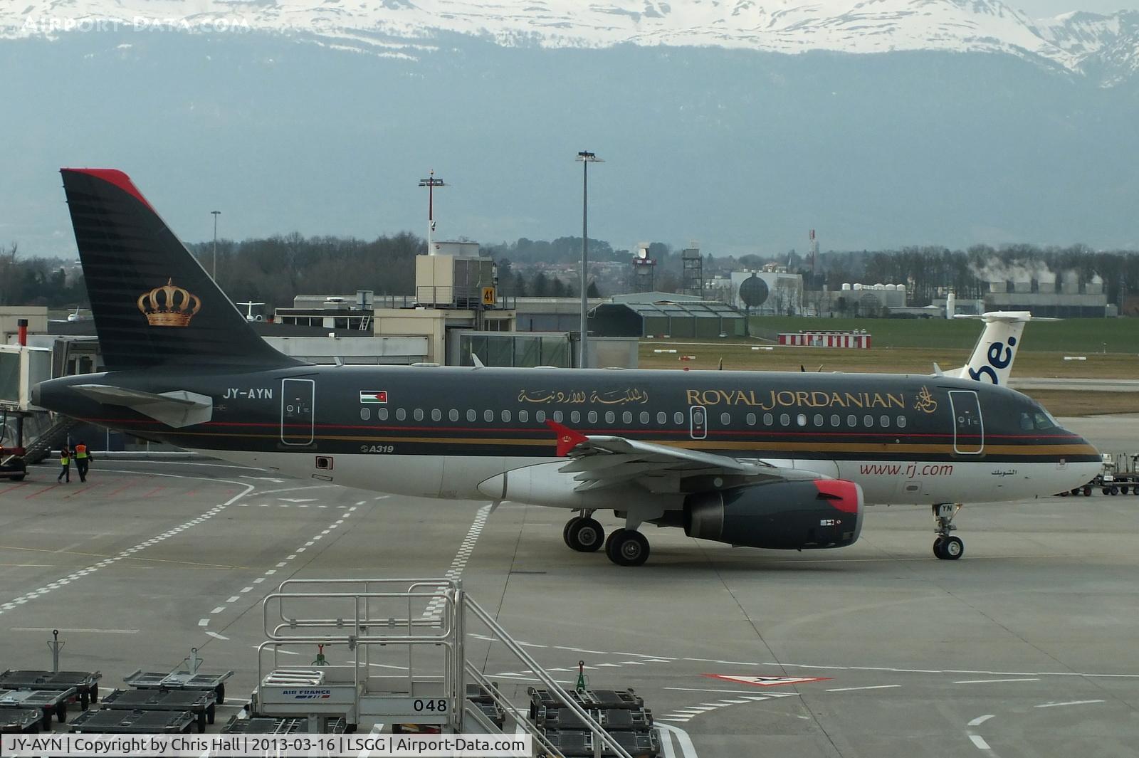 JY-AYN, 2009 Airbus A319-132 C/N 3803, Royal Jordanian