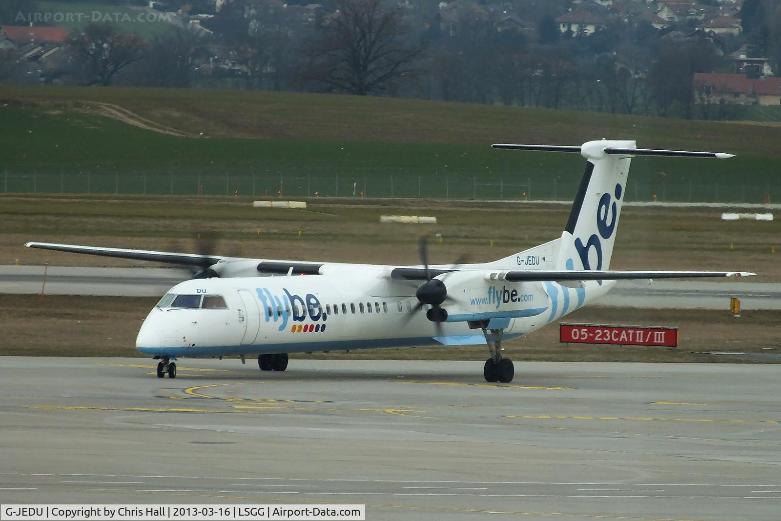 G-JEDU, 2004 De Havilland Canada DHC-8-402Q Dash 8 C/N 4089, flybe