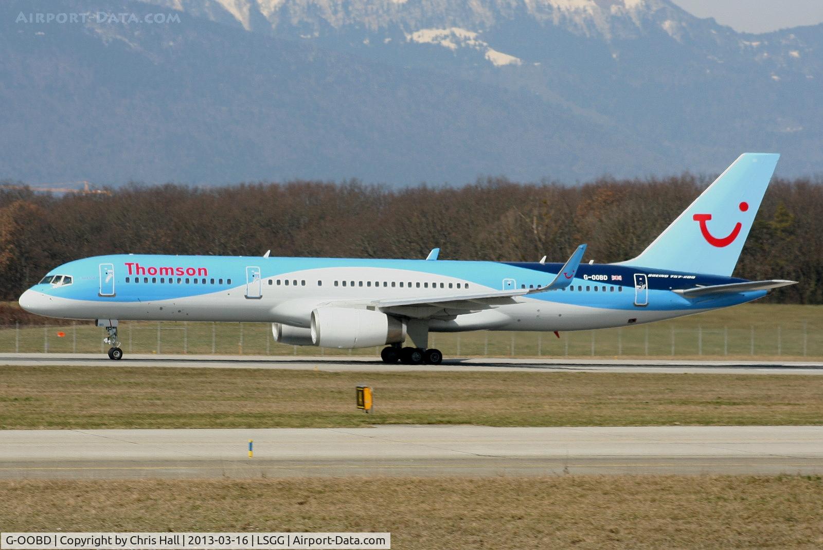 G-OOBD, 2003 Boeing 757-28A C/N 33099, Now in Thomson's new 