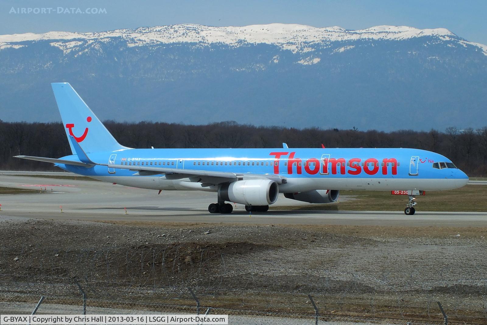 G-BYAX, 1999 Boeing 757-204 C/N 28834, Thomson