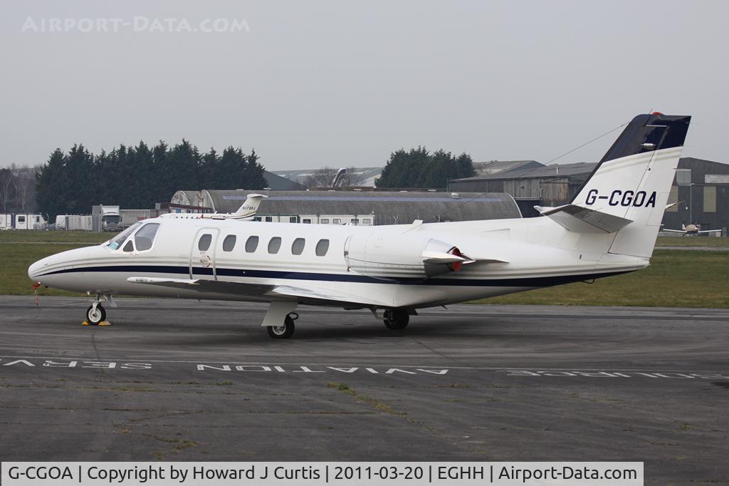 G-CGOA, 1980 Cessna 550 Citation II C/N 550-0183, Privately owned.