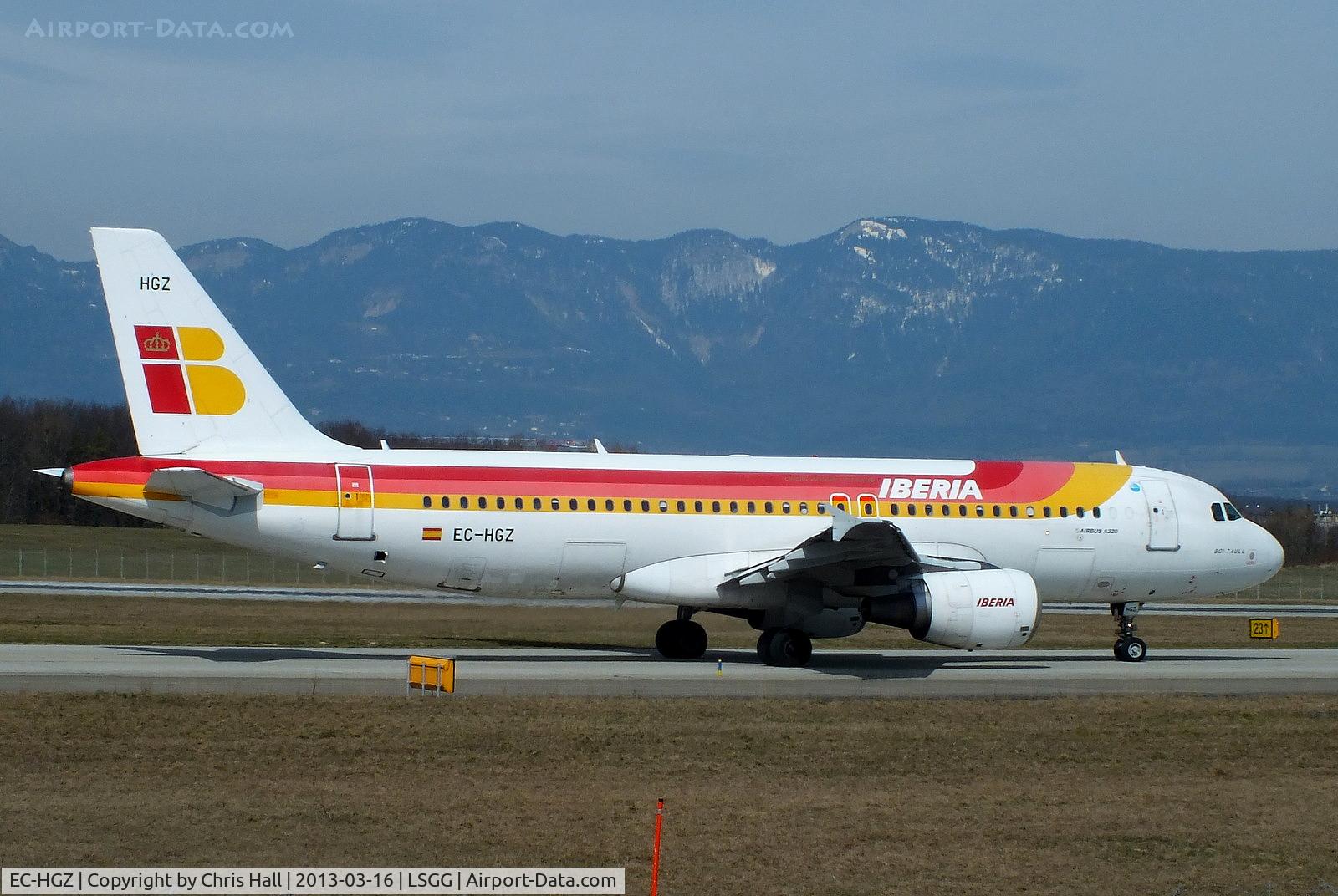 EC-HGZ, 2000 Airbus A320-214 C/N 1208, Iberia
