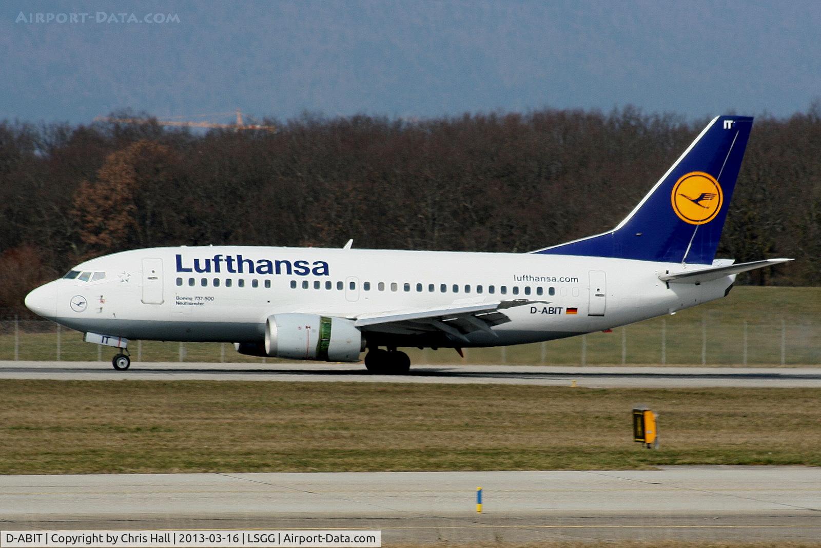 D-ABIT, 1991 Boeing 737-530 C/N 24943, Lufthansa