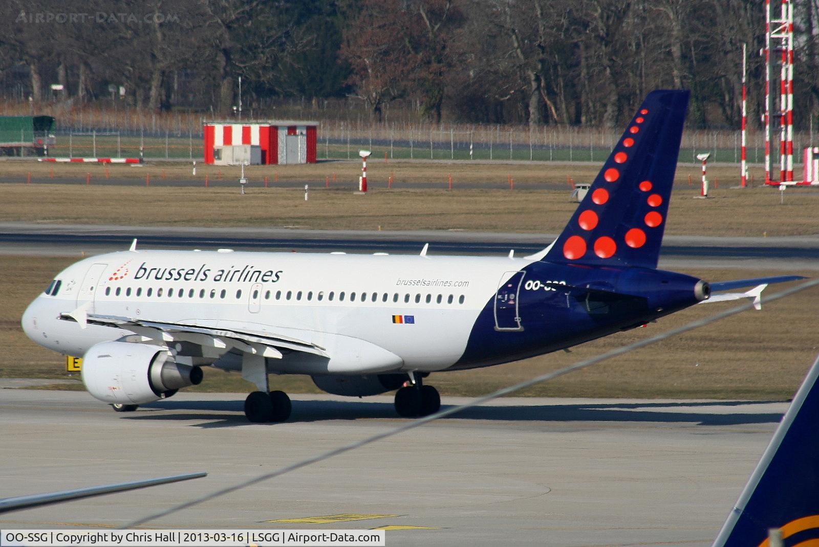OO-SSG, 2000 Airbus A319-112 C/N 1160, Brussels Airlines