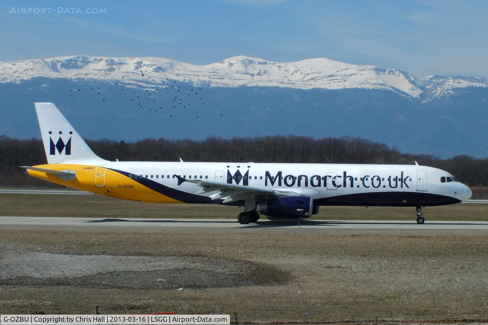 G-OZBU, 2008 Airbus A321-231 C/N 3575, Monarch