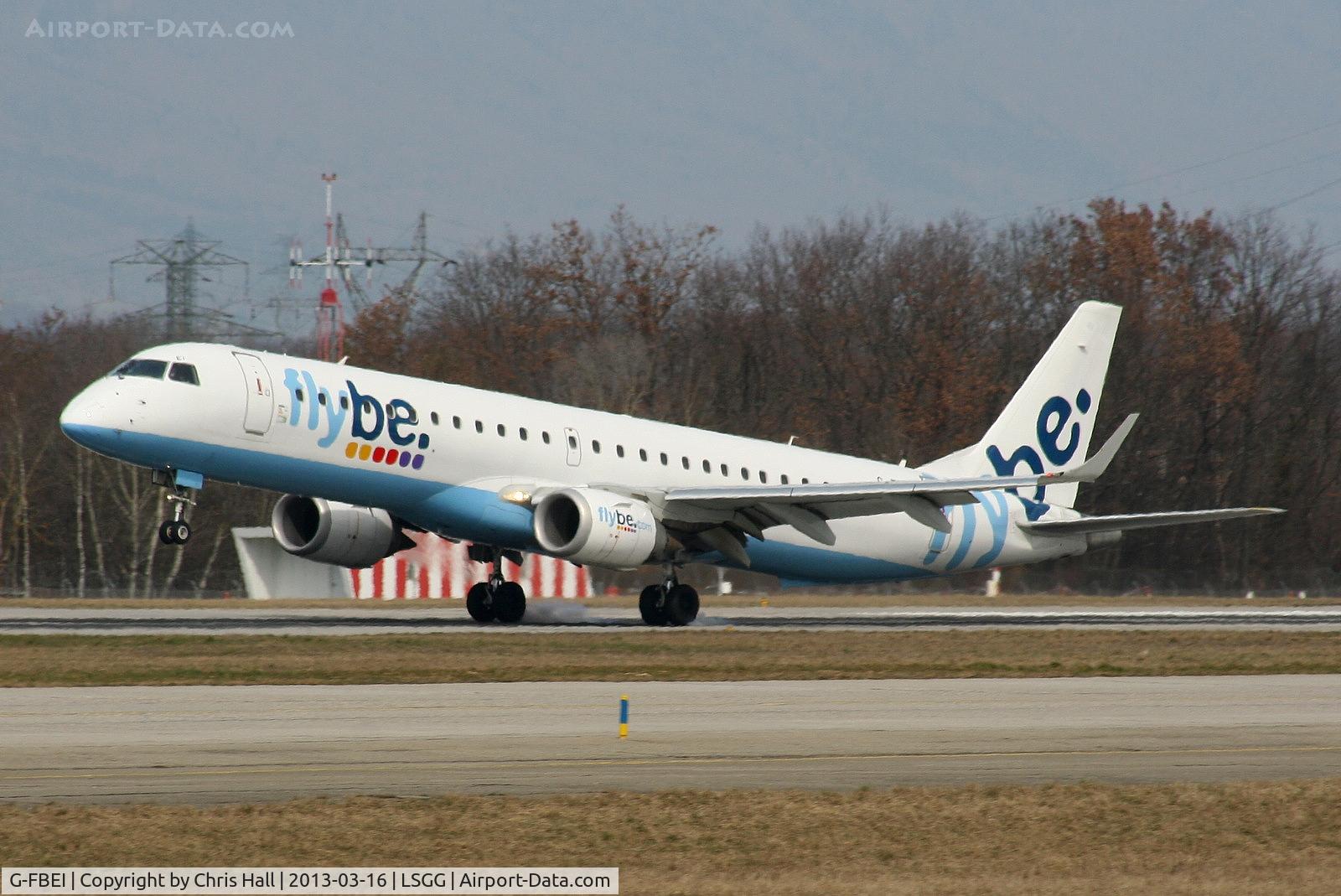 G-FBEI, 2007 Embraer 195LR (ERJ-190-200LR) C/N 19000143, flybe