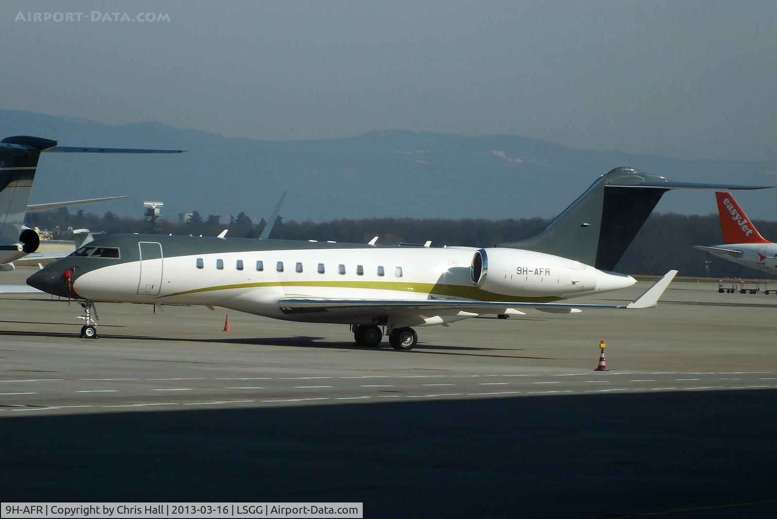 9H-AFR, 2007 Bombardier BD-700-1A11 Global Express C/N 9249, Comlux Malta