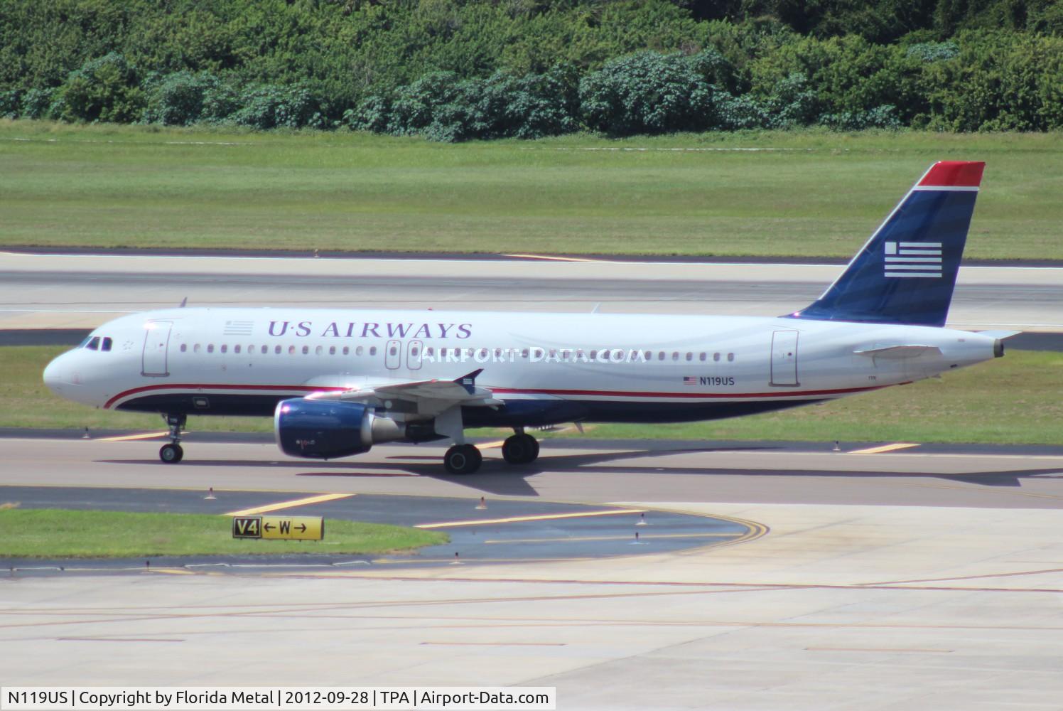 N119US, 2000 Airbus A320-214 C/N 1268, US Airways A320