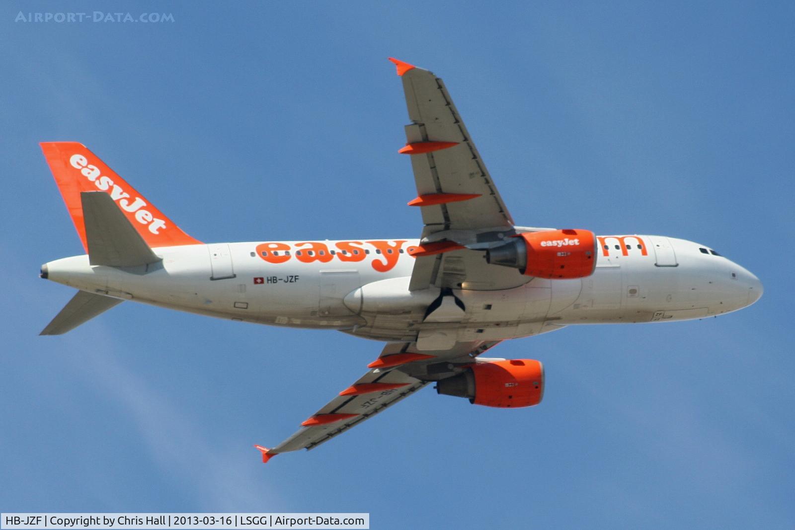 HB-JZF, 2004 Airbus A319-111 C/N 2184, easyJet Switzerland