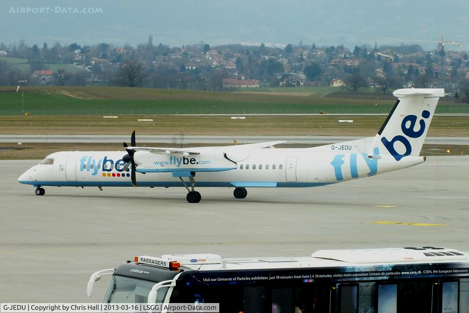 G-JEDU, 2004 De Havilland Canada DHC-8-402Q Dash 8 C/N 4089, flybe