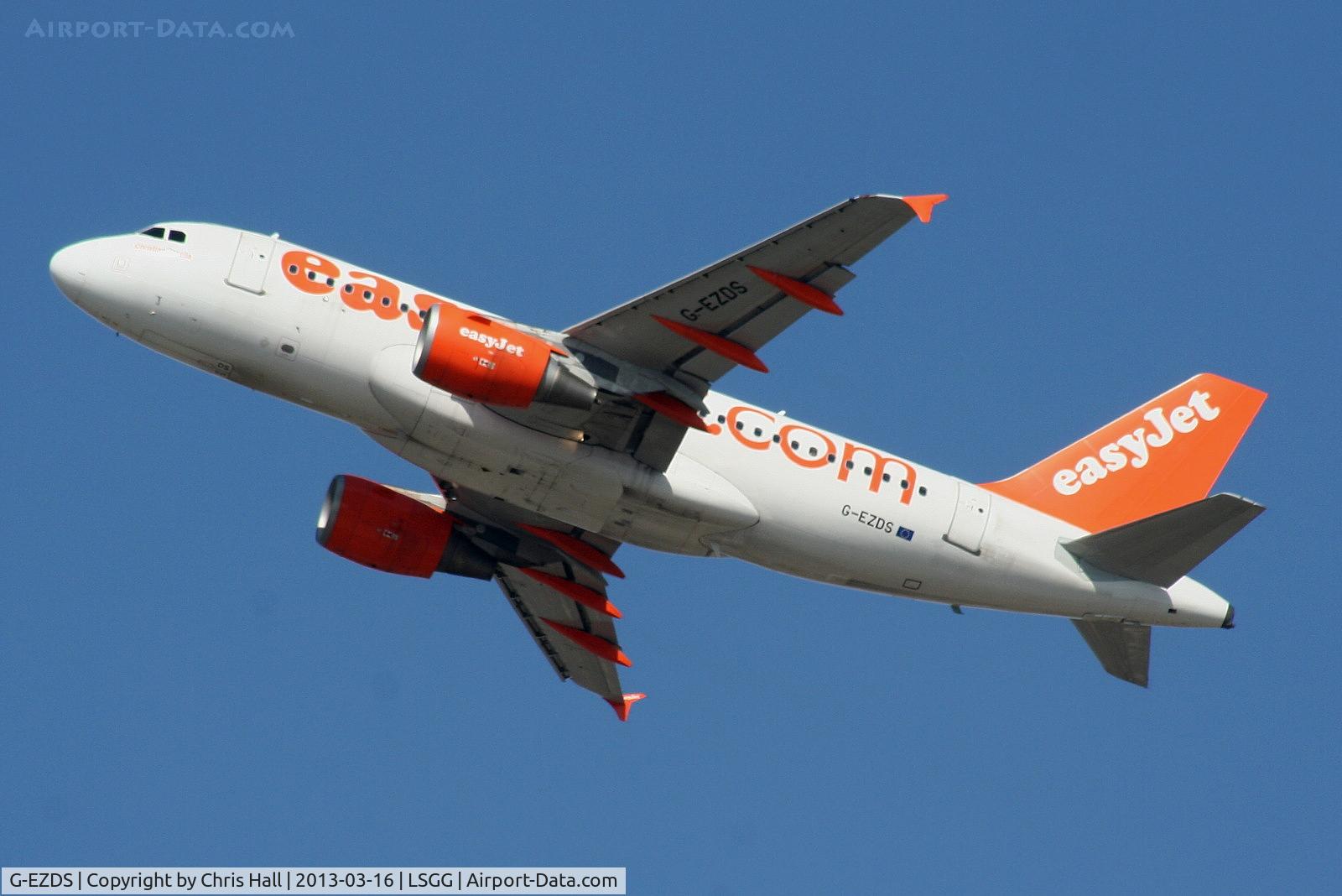 G-EZDS, 2008 Airbus A319-111 C/N 3702, easyJet
