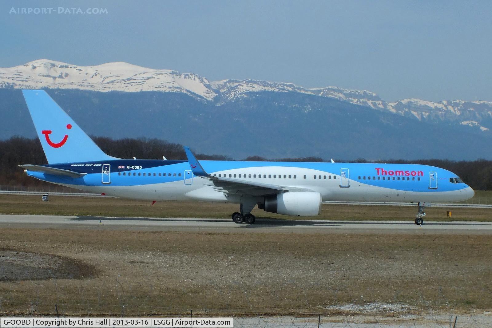 G-OOBD, 2003 Boeing 757-28A C/N 33099, Now in Thomson's new 