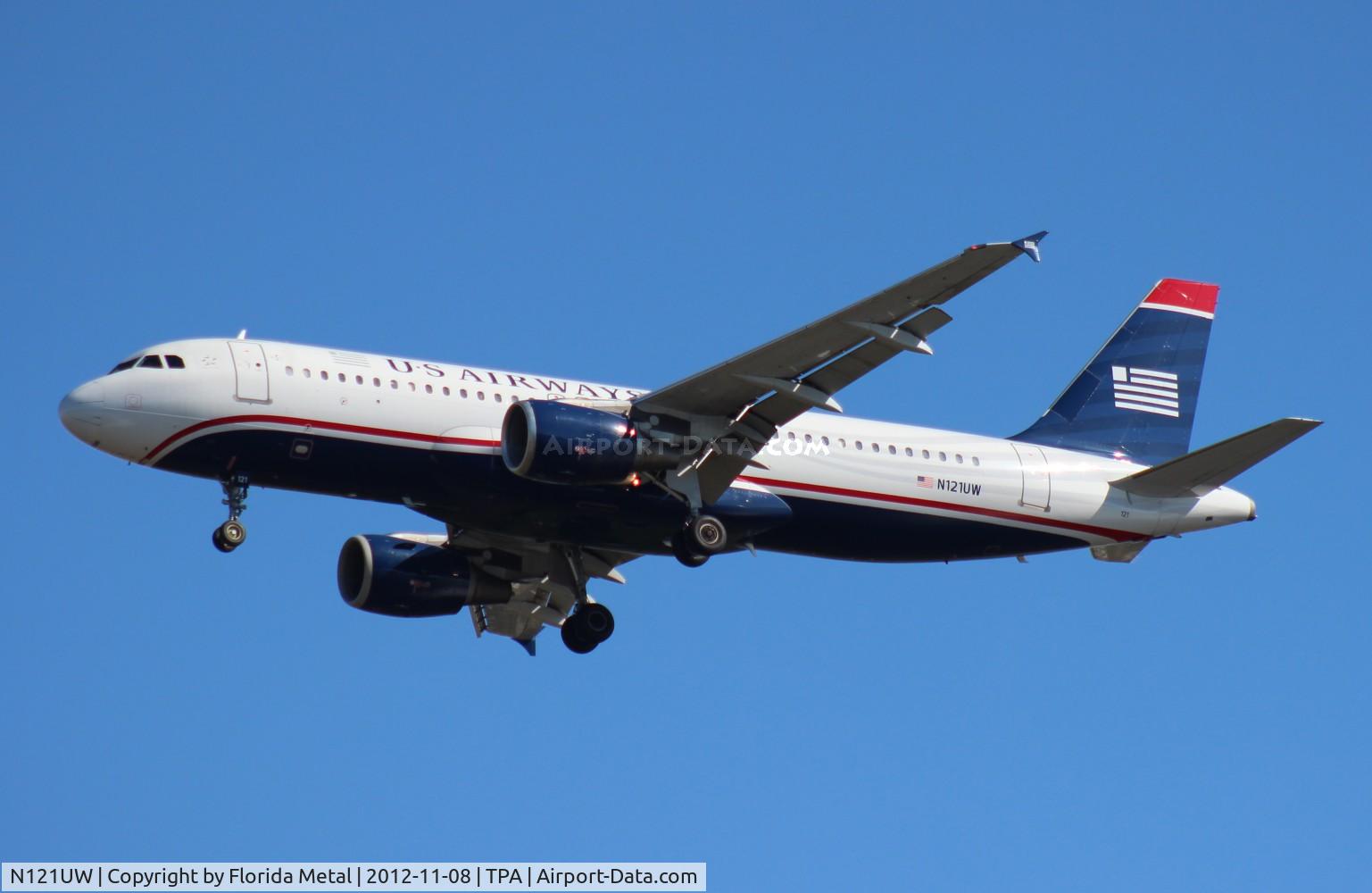 N121UW, 2000 Airbus A320-214 C/N 1294, US Airways A320