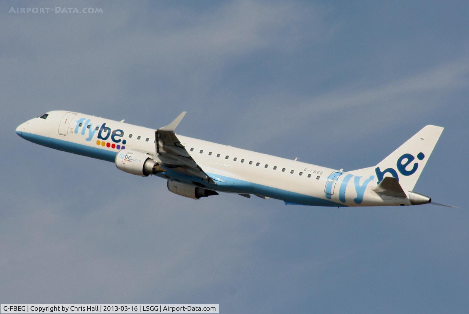 G-FBEG, 2007 Embraer 195LR (ERJ-190-200LR) C/N 19000120, flybe