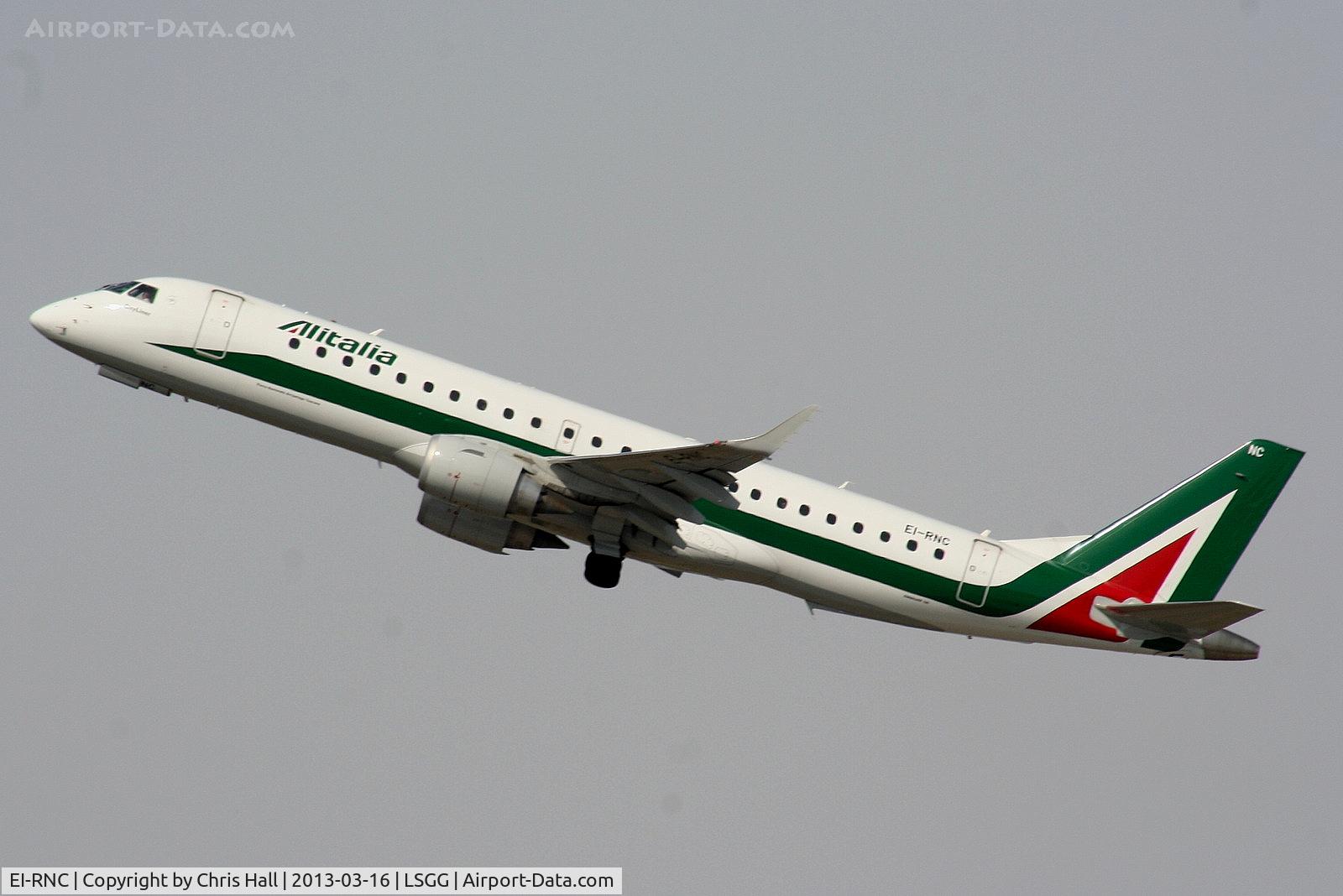 EI-RNC, 2011 Embraer 190LR (ERJ-190-100LR) C/N 19000503, Alitalia Cityliner