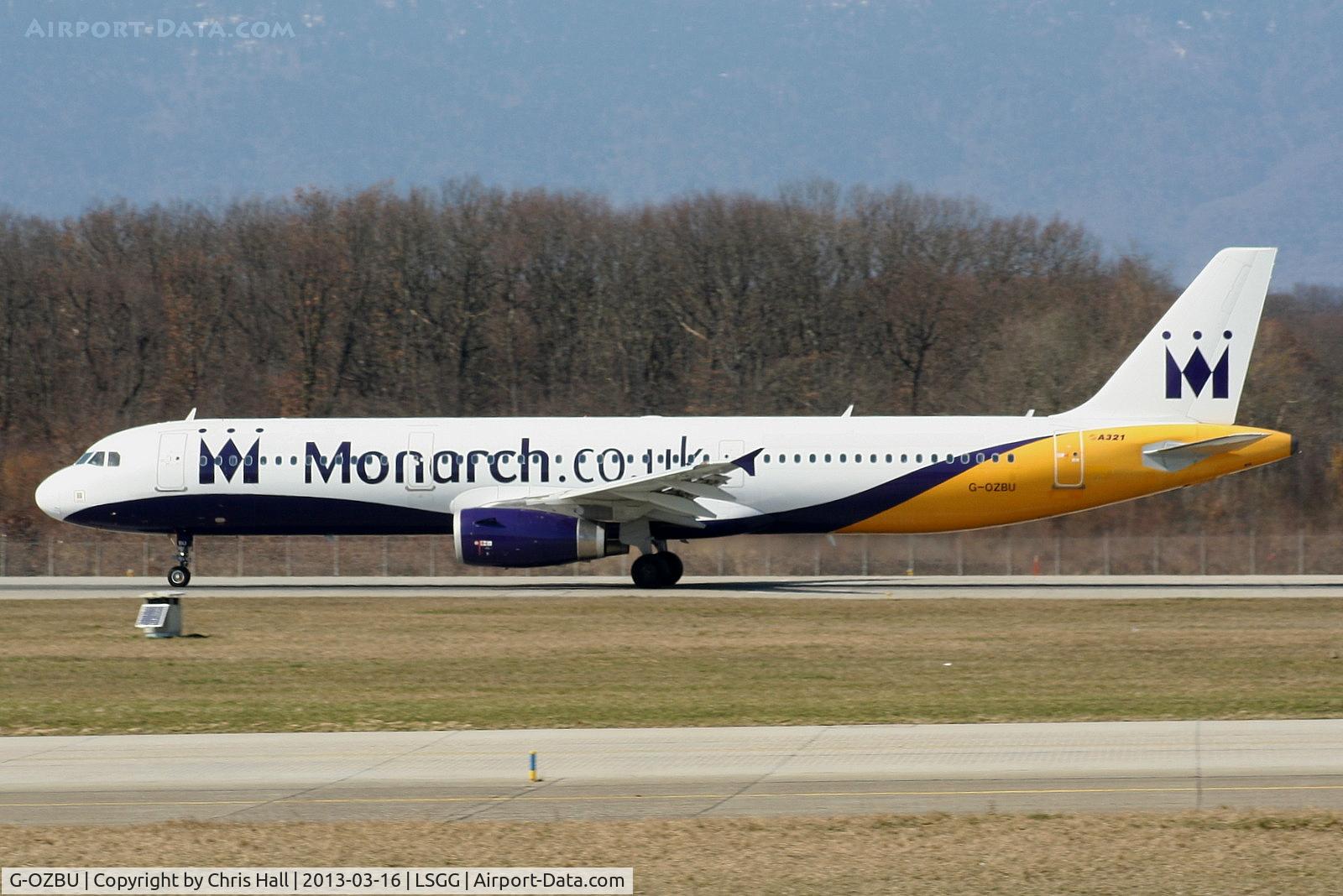 G-OZBU, 2008 Airbus A321-231 C/N 3575, Monarch
