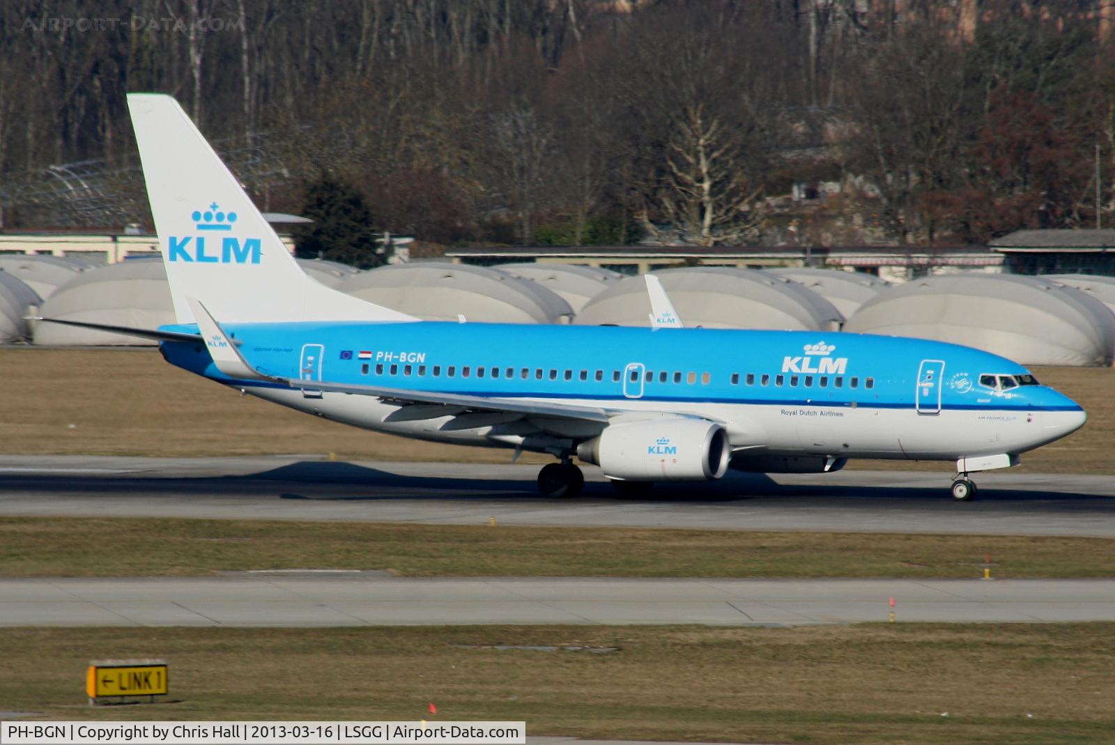 PH-BGN, 2011 Boeing 737-7K2 C/N 38125, KLM Royal Dutch Airlines