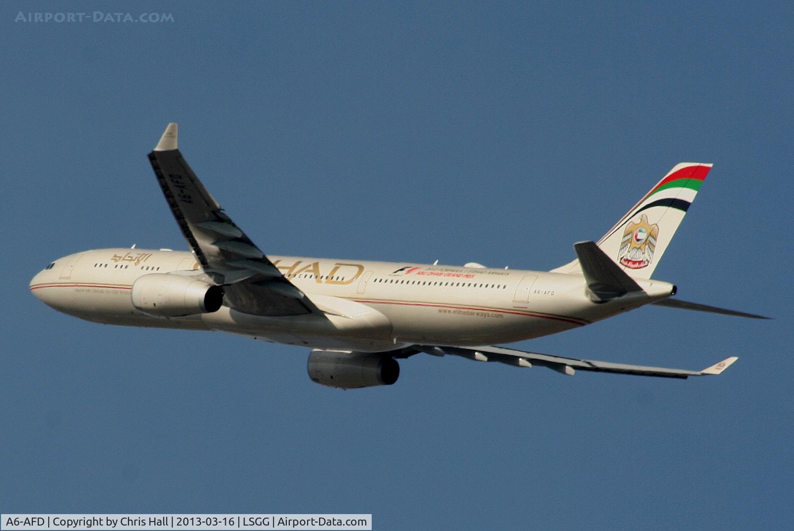 A6-AFD, 2011 Airbus A330-343X C/N 1205, Etihad Airways