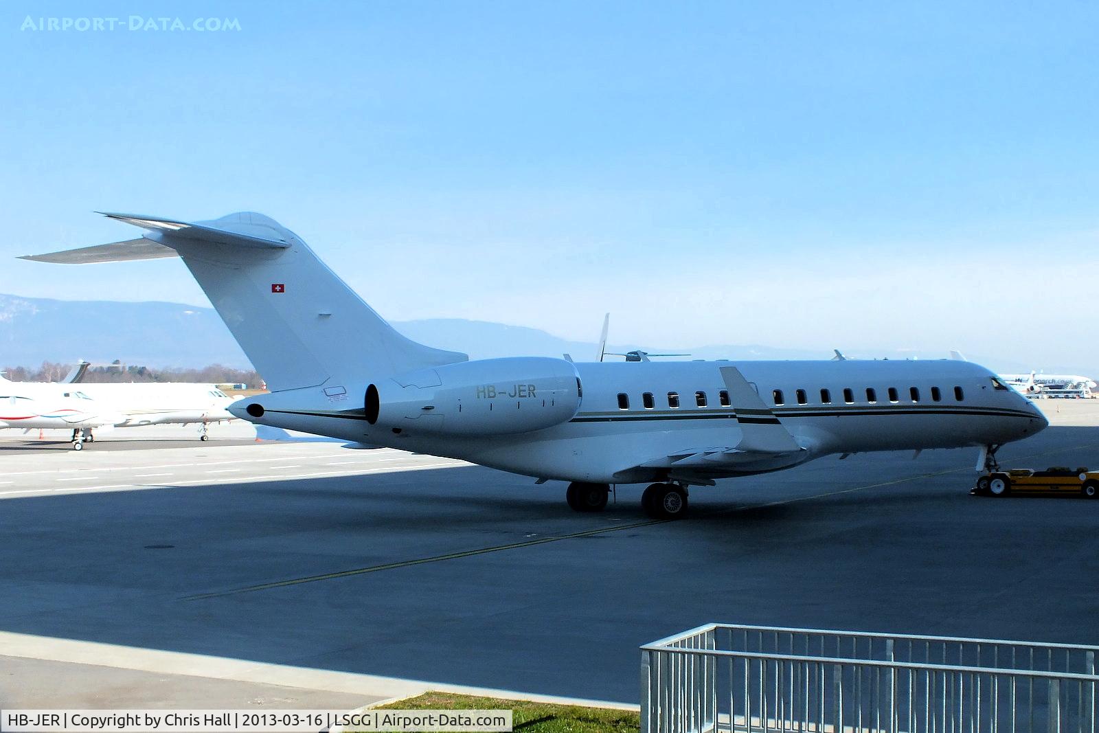 HB-JER, 1999 Bombardier BD-700-1A10 Global Express C/N 9017, operated by Air King Jet SA for Rolex