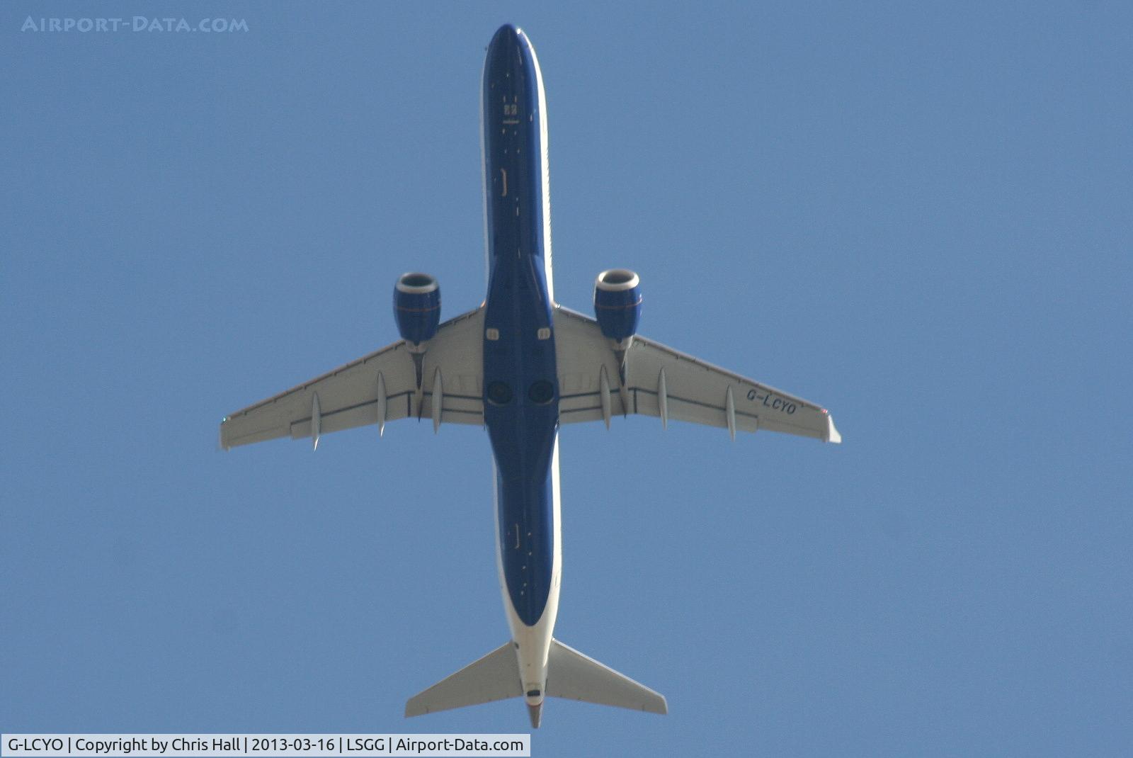 G-LCYO, 2011 Embraer 190SR (ERJ-190-100SR) C/N 19000430, BA CityFlyer